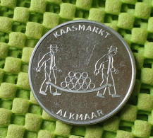 Collectors Coin - Kaasmarkt Alkmaar  Dutch  - Pays-Bas-  Original Foto  !! - Pièces écrasées (Elongated Coins)
