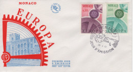 MONACO-Premier Jour D'émission-EUROPA-cachet De Monaco Du 28.04.67 - Briefe U. Dokumente