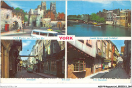 AKBP4-0344-ROYAUME-UNI - YORK - Mnster And Bootham Bar - Lendal Bridge And Guildhall - Stonegate - The Shambles - York