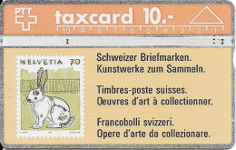 Switzerland: 1991 Schweizer Briefmarken - Kunstwerke Zu Sammeln. Hase - Timbres & Monnaies