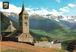 ESPAGNE - Lleida - Pirineu Catala - Vall D'Aran - Eglise De Vilac Au Fond Viella - Carte Postale - Lérida