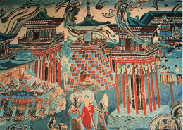 CHINE - Dunhuang - Grotte - Paradis Ouest De La Terre Pure - Dynastie Des Tang - Carte Postale - Chine