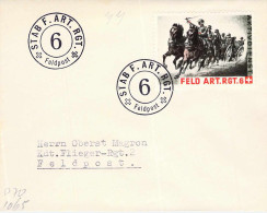 Stab - Feld Art.Rgt.6 Feldpost Sammlerbeleg Schweiz - Documenten