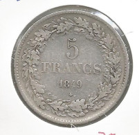 LEOPOLD I * 5 Frank 1849  Gelauwerd * Z.Fraai +++ * Nr 12994 - 5 Francs