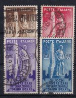 ITALY / ITALIA 1933 - Canceled - Mi# 448-451 - Oblitérés
