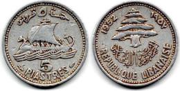 MA 31960 / Liban - Lebanon 5 Piastres 1952 TB+ - Libanon