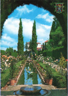 ESPAGNE - Granada - Generalife - Vue Générale De L'Estuaire Dans Les Jardins Inférieurs - Carte Postale - Granada