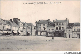 CAR-ABEP5-0472-61 - LE MESLE-SUR-SARTHE - Place Du Marche - Mortagne Au Perche