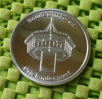 Collectors Coin - Boudewijntoren  Drielandenpunt , Rte Des Trois Bornes 99, 4851 Plombières, Belgie -  Original Foto  !! - Souvenir-Medaille (elongated Coins)