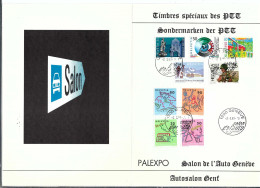 SUISSE 1989: "Salon De L'Auto" - Lettres & Documents
