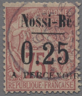 Nossi-Be - Postage Dues: 1891, Portomarke Nr. 13 Gestempelt, Prachtstück Mit Div - Other & Unclassified