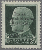 Italy - Military Stamps - Atlantic Coast: 1944, Base Atlantica, Vier Postfrische - Autres & Non Classés