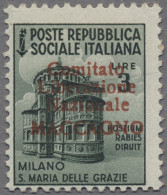 Italy - Locals 1944/1945: 1945, CLN Maccagno Local Issue, Mi.-Nos 1-8 Cpl. Set O - National Liberation Committee (CLN)