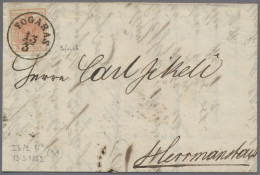 Österreich - Stempel: 1852-63, Sieben Frankierte Pracht- Bis Luxusbelege Mit Ste - Maschinenstempel (EMA)