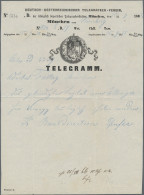 Bayern - Social Philately: 1866, PREUSSISCH-ÖSTERREICHISCHER KRIEG, Telegramm Au - Otros & Sin Clasificación