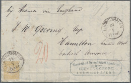 Bayern - Social Philately: 1875, Handelskorrespondenz Bayern-Kanada. Wappen 10 K - Otros & Sin Clasificación