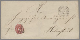 Braunschweig - Marken Und Briefe: 1867, Kleine Partie Aus Drei Briefhüllen Mit E - Brunswick
