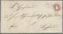 Oldenburg - Marken Und Briefe: 1862-1867, Hauswappen Im Oval, Partie Der Letzten - Oldenburg