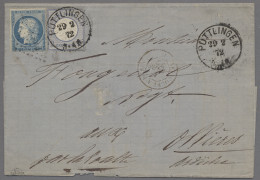 Elsass-Lothringen - Besonderheiten: 1872, Kleiner Brustschild 2 Groschen Entwert - Other & Unclassified