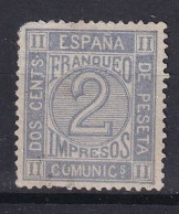 SPAIN 1872 - MLH - Sc# 176 - Ongebruikt