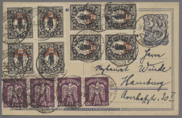 Deutsches Reich - Inflation: 1920, Abschiedsserie Mit Aufdruck, Acht Stück Der 2 - Autres & Non Classés