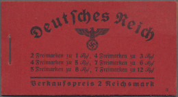 Deutsches Reich - Markenheftchen: 1936, Freimarken Hindenburg, 2 RM-Heftchen, ON - Carnets