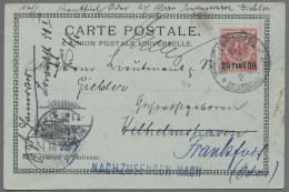 Deutsche Post In Der Türkei: 1898-1899, Krone / Adler, 20 Para Auf 10 Pfg., Jewe - Turquie (bureaux)