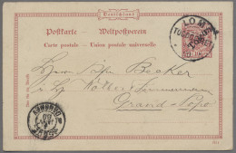 Deutsche Kolonien - Togo - Ganzsachen: 1900, Ganzsachenkarte Krone / Adler, 10 P - Togo