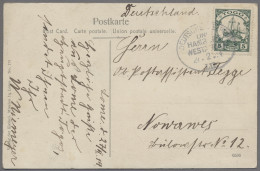 Deutsche Kolonien - Togo - Stempel: 1914, SEEPOST-STEMPEL, Ansichtskarte Aus Lom - Togo