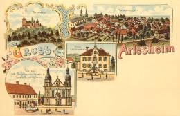 Gruss Aus Arlesheim Repro Modern Postcard - Arlesheim