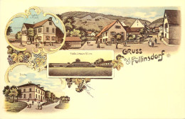 Gruss Aus Füllinsdorf Repro Modern Postcard - Liestal