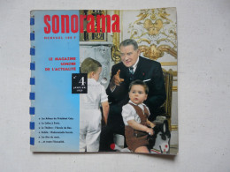 SONORAMA N°4 - JANVIER 1959 : Magazine Sonore Mensuel + 6 Disques Flexibles 33 T/m - COTY - LA CALLAS - DALIDA - Altri & Non Classificati