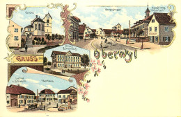 Gruss Aus Oberwil Repro Modern Postcard - Arlesheim