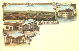 Gruss Aus Bottmingen Repro Modern Postcard - Bottmingen