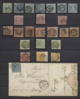 Bayern - Marken Und Briefe: 1850-1920, überwiegend Gestempelte Sammlung Auf Eini - Otros & Sin Clasificación