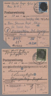 Sowjetische Zone - Sächsische Schwärzungen: 1945, Partie Von 6 Frankierten Posta - Autres & Non Classés
