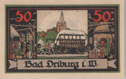 50 PFENNIG 1921 Stadt BAD DRIBURG Westphalia UNC DEUTSCHLAND Notgeld #PA499 - [11] Local Banknote Issues