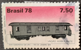 Bresil Brasil Brazil 1978 Train Yvert 1338 O Used - Trains