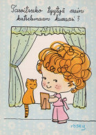 ENFANTS HUMOUR Vintage Carte Postale CPSM #PBV450.FR - Cartes Humoristiques