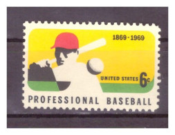 USA - 1969 - Centenario Del Baseball Professionistico - Oblitérés