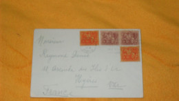 ENVELOPPE ANCIENNE DE 1956../ CACHETS PORTO 3° SECTOR PORTUGAL POUR HYERES FRANCE + TIMBRES X4 - Briefe U. Dokumente