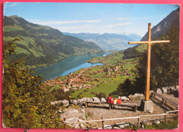 Suisse - Blick Vom Bergkreuz Auf Lungern Und Pilatus - Lungern