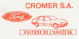 Specimen Meter Sheet France 1987 Car - Ford - Voitures