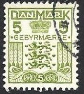 Dänemark Verrechnm. 1934, Mi.-Nr. 17, Gestempelt - Fiscale Zegels