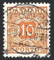 Dänemark Verrechnm. 1934, Mi.-Nr. 18, Gestempelt - Fiscali