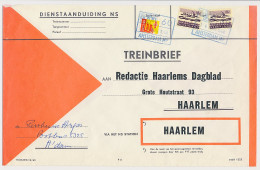 Treinbrief Amsterdam - Haarlem 1968 - Non Classés
