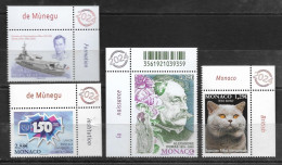 Monaco 2024 - Expo Féline - 60 An"la Jeanne D'arc" - 150 Ans UPU - Alexandre Dumas ** - Unused Stamps