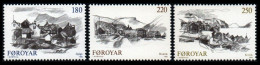 Faroe Islands 1982 Villages MNH ** Mi 72/74 (Ref: 1005) - Féroé (Iles)