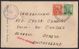 PM 43 - 19/1/1942 - Military Post. Cover Sent From New Zealand To Switzerland. New Zealand Censorship And Label. - Storia Postale