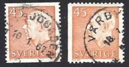 Schweden, 1964, Michel-Nr. 523 A+Dl, Gestempelt - Usados